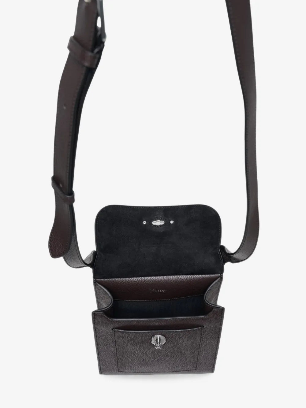 Small Antony Postman's-Lock Grained-Leather Messenger Bag