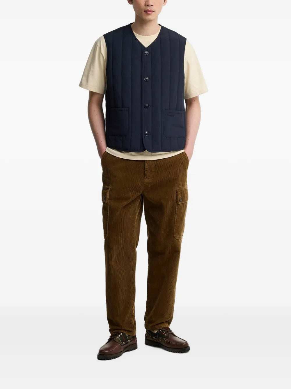 Leonard corduroy cargo pants