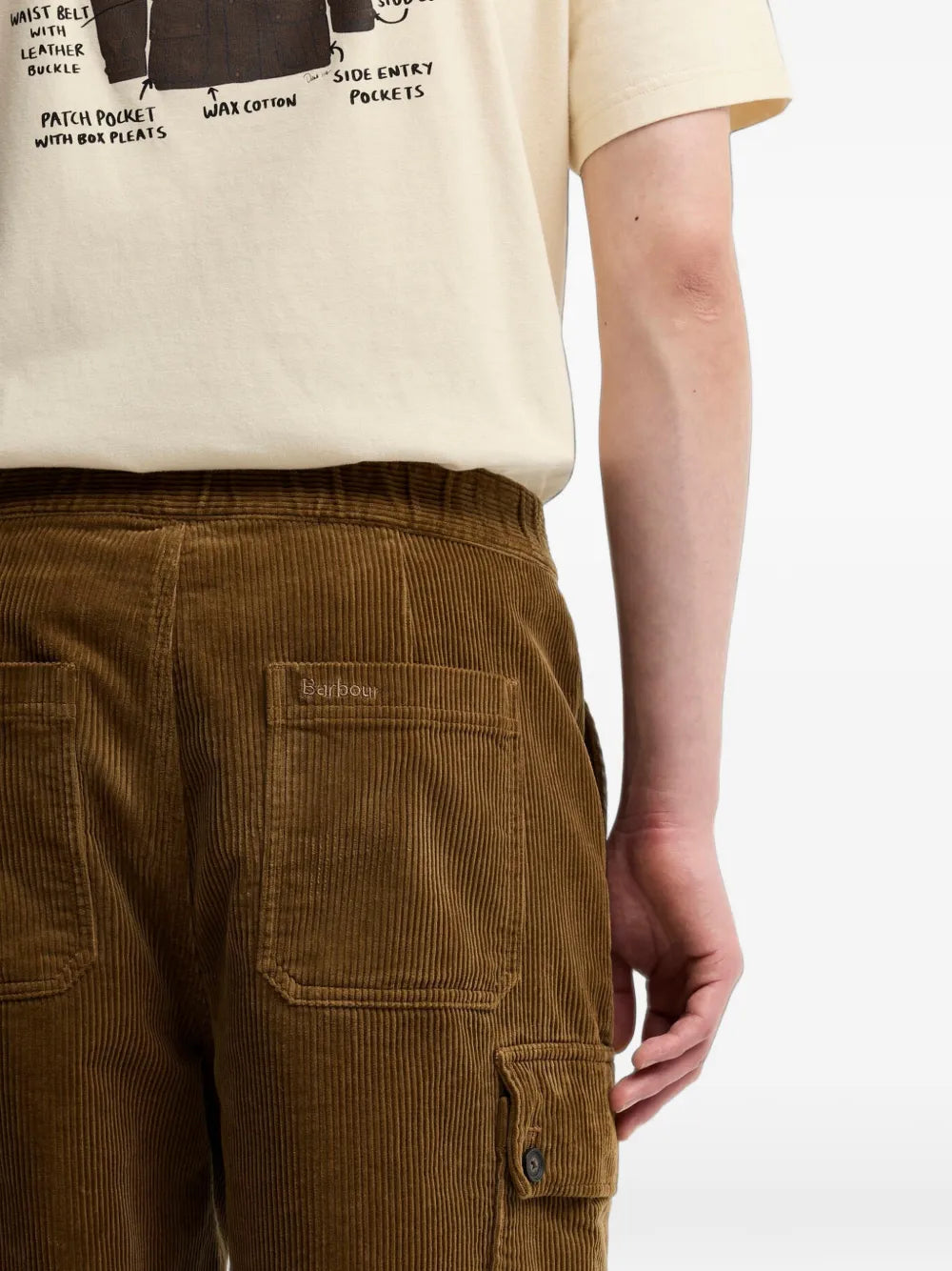 Leonard corduroy cargo pants