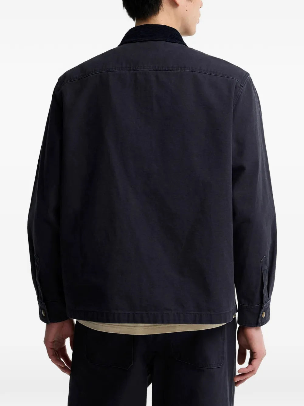Ursula corduroy-collar multi-pocket shirt jacket