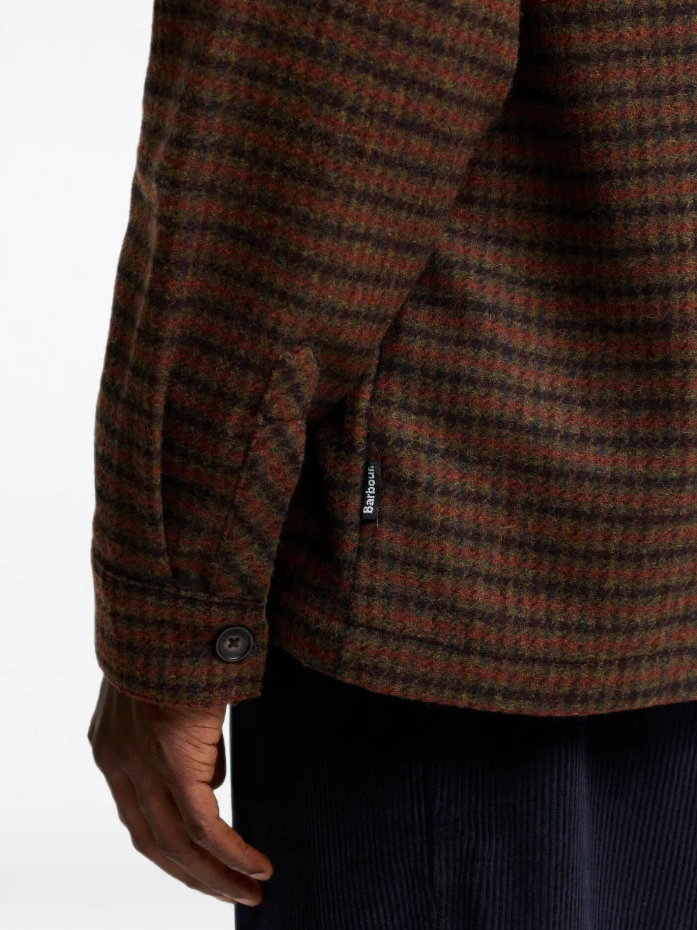 Hatfield check-pattern button-down shirt