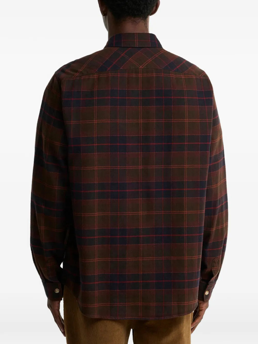 Armstrong tartan-check cotton shirt jacket