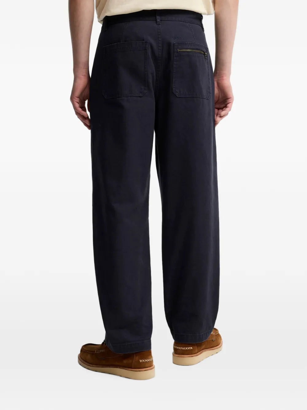 Ursula zip-pocket patch-pocket trousers