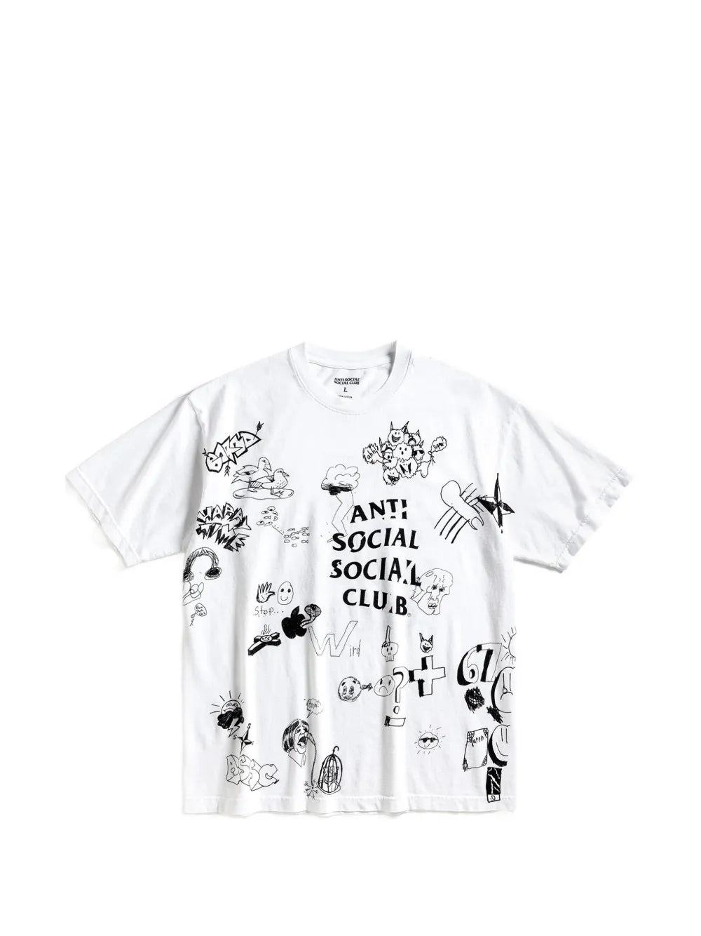 illustrated-print T-shirt