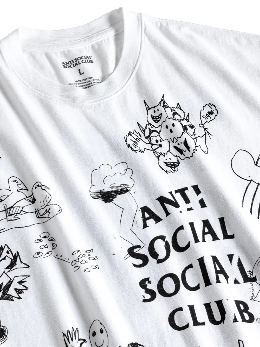 illustrated-print T-shirt
