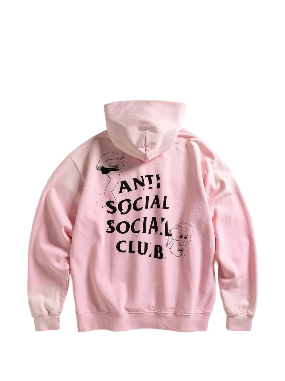 illustrated-print hoodie