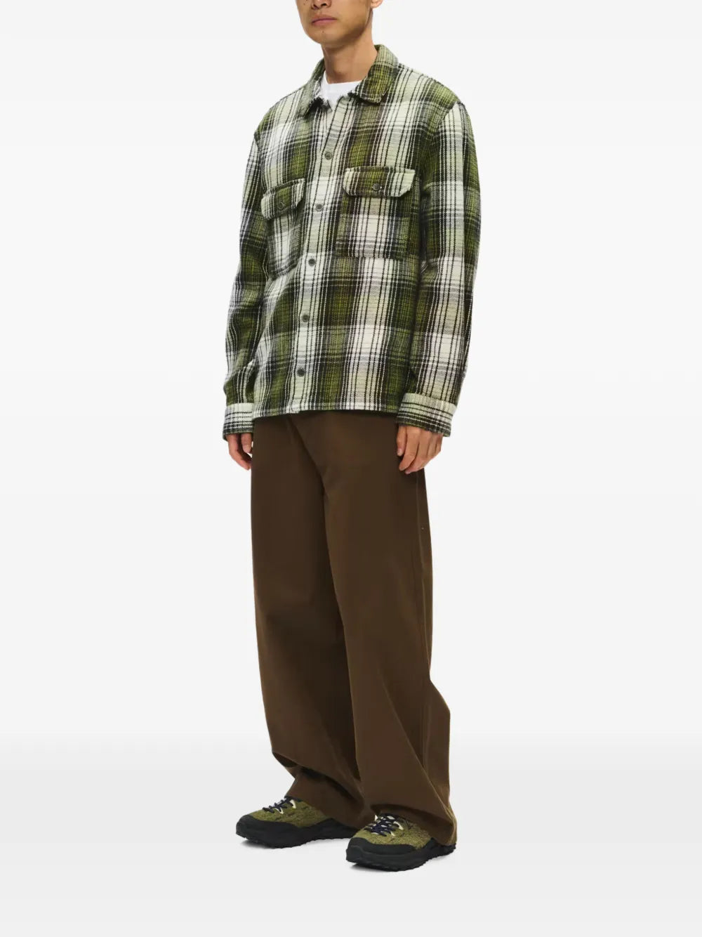 WWClay check-pattern shirt