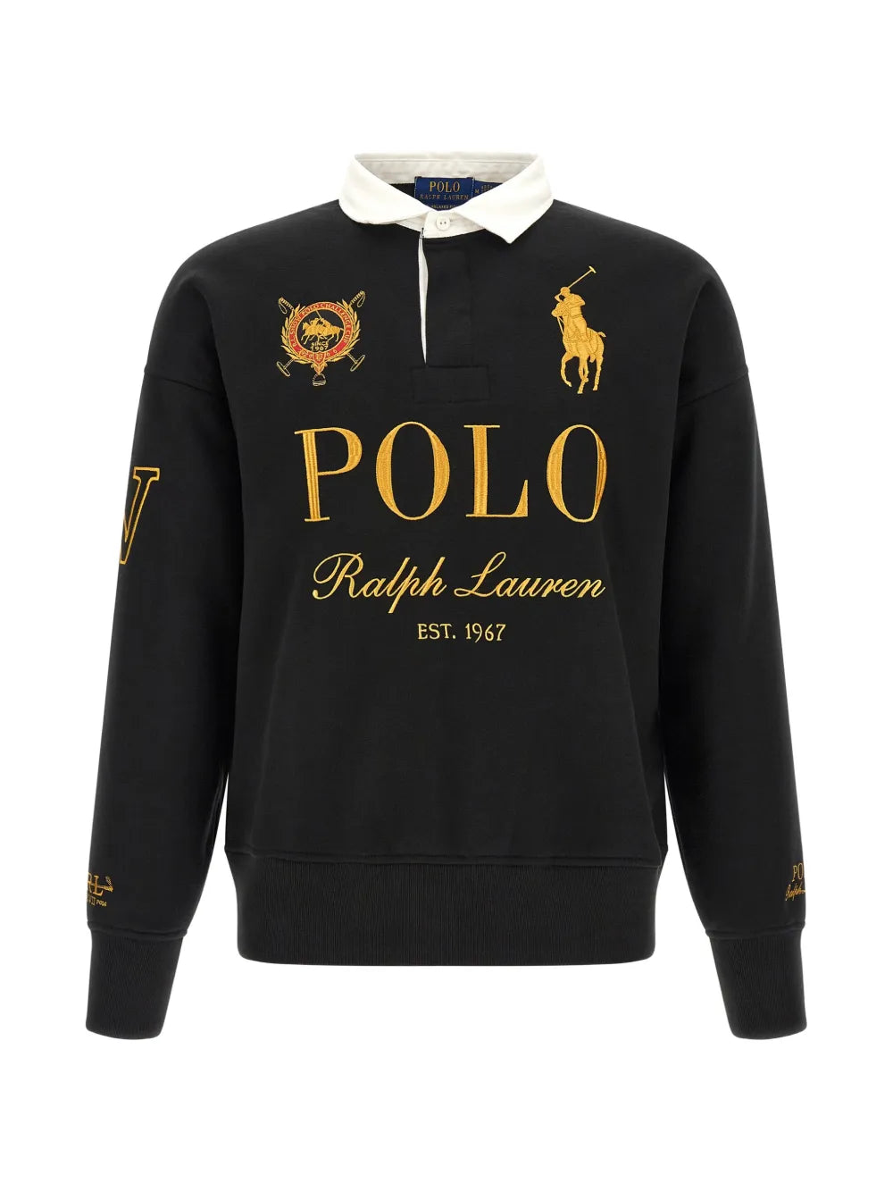 relaxed fit Big Pony rugby sweatshirt polo shirt