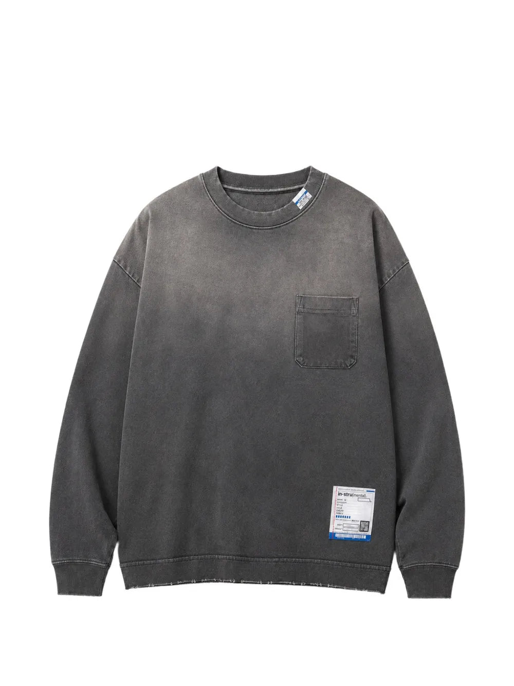 sun-faded like distressed long-sleeve T-shirt