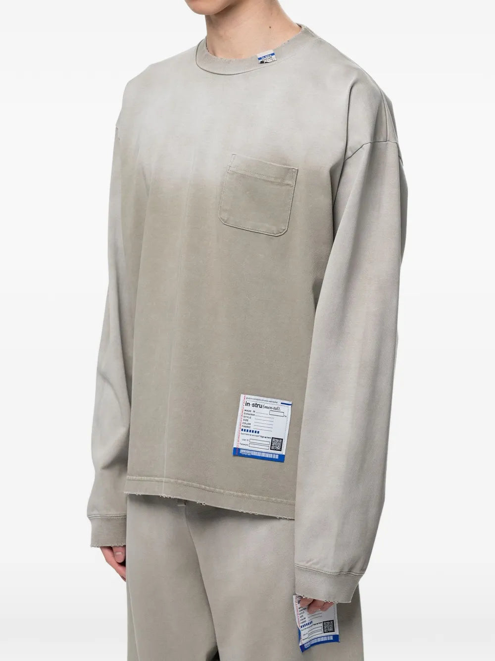 sun faded like distressed long sleeve T-Shirt