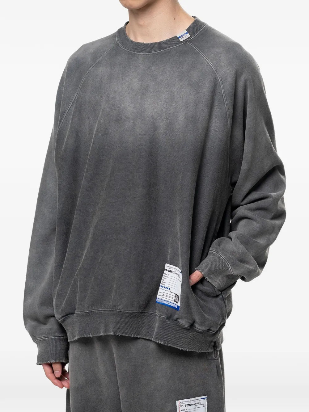 sun-faded like distressed sweatshirt