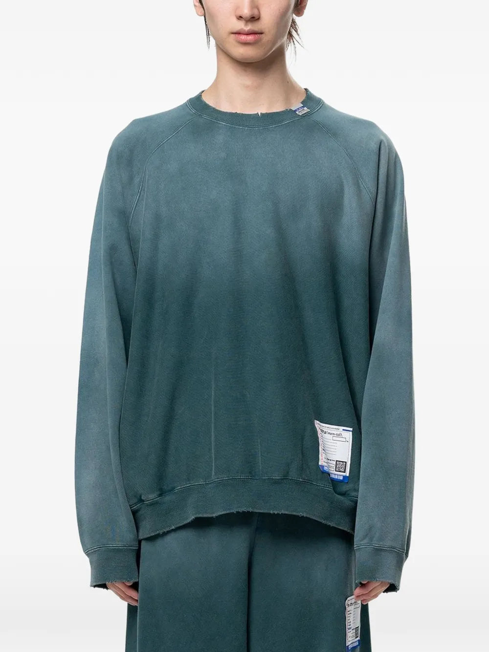 sun-faded like distressed sweatshirt