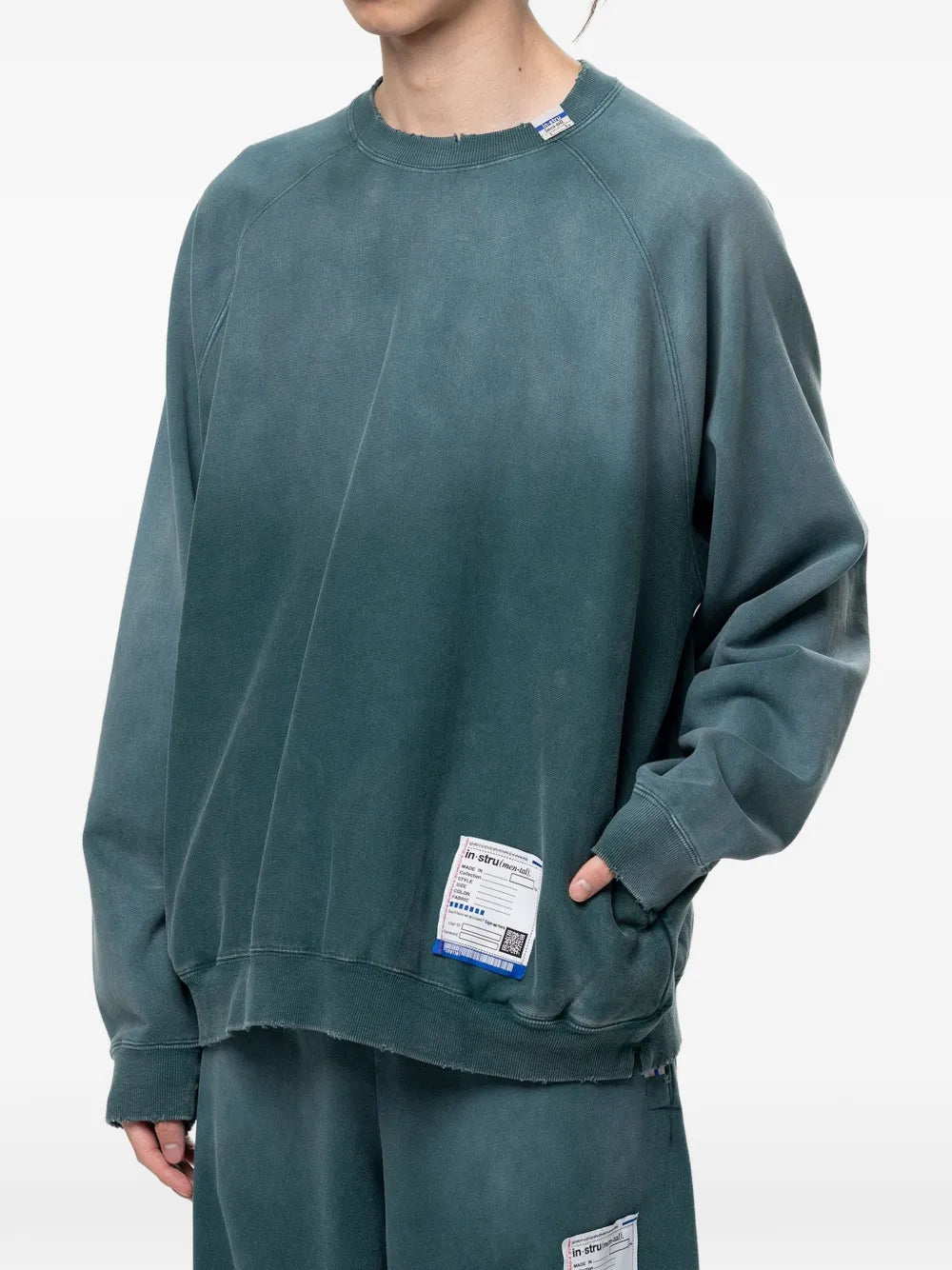sun-faded like distressed sweatshirt