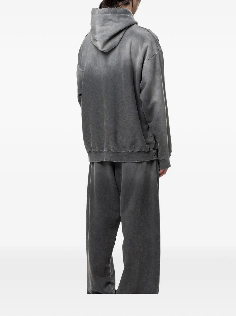sun-faded like distressed hoodie