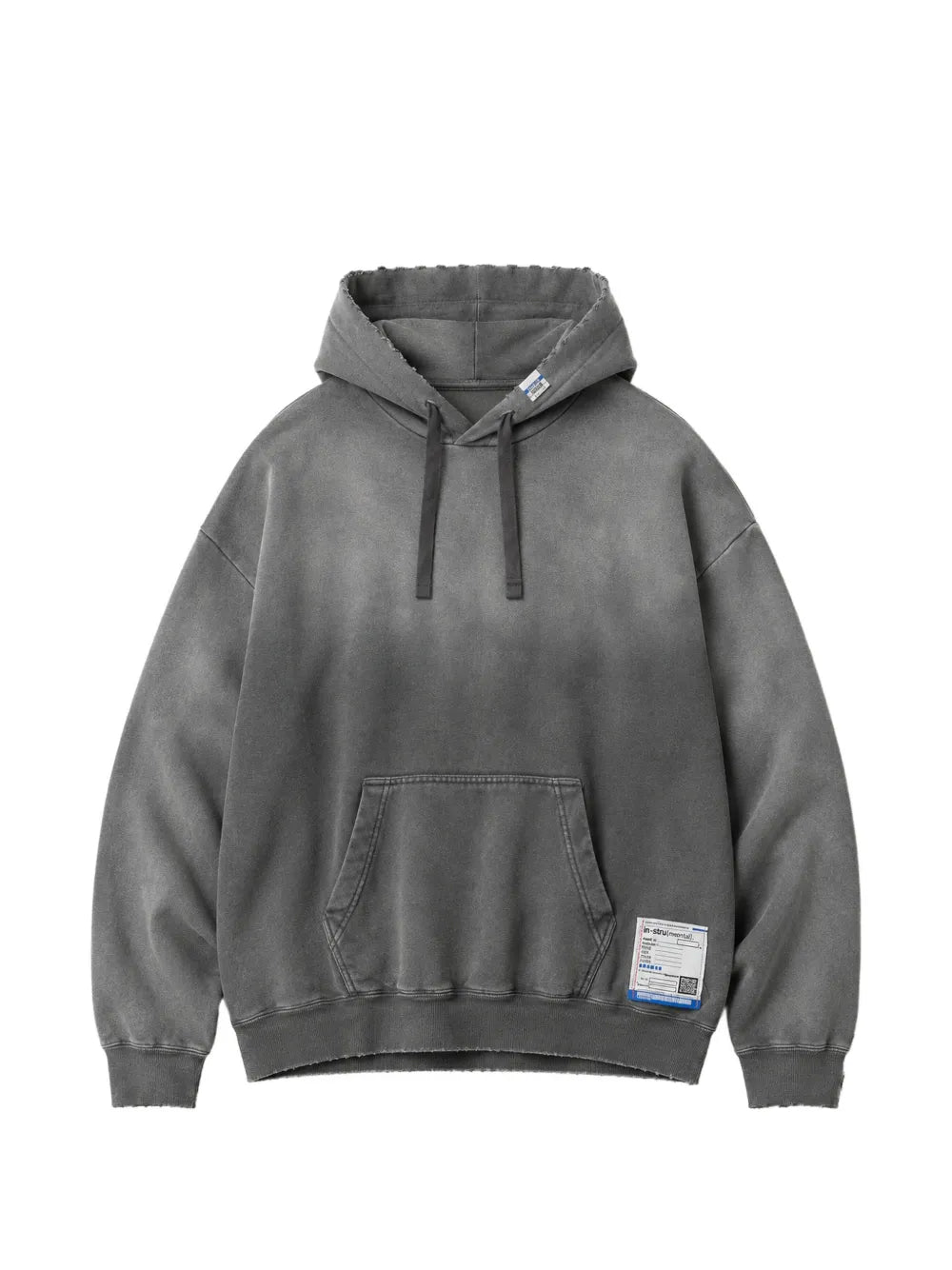 sun-faded like distressed hoodie