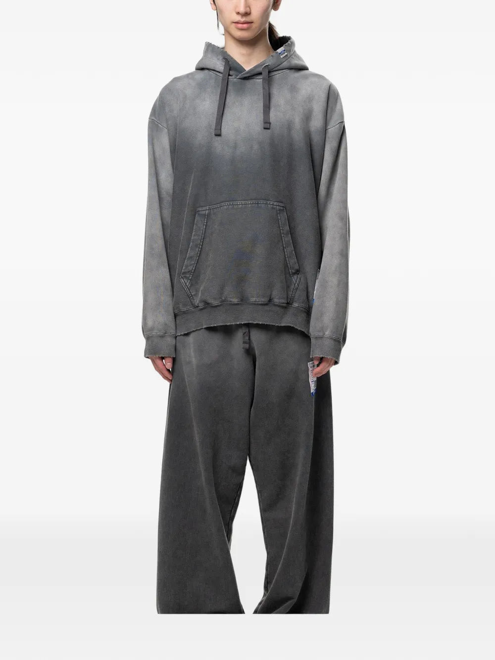 sun-faded like distressed hoodie