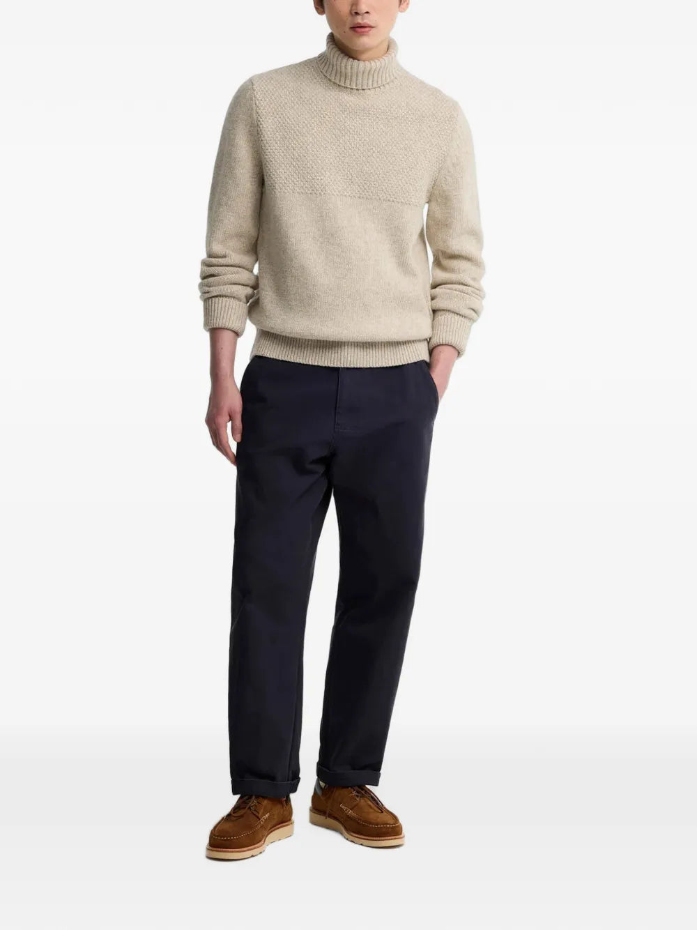 Northcliffe Submariner wool roll-neck sweater
