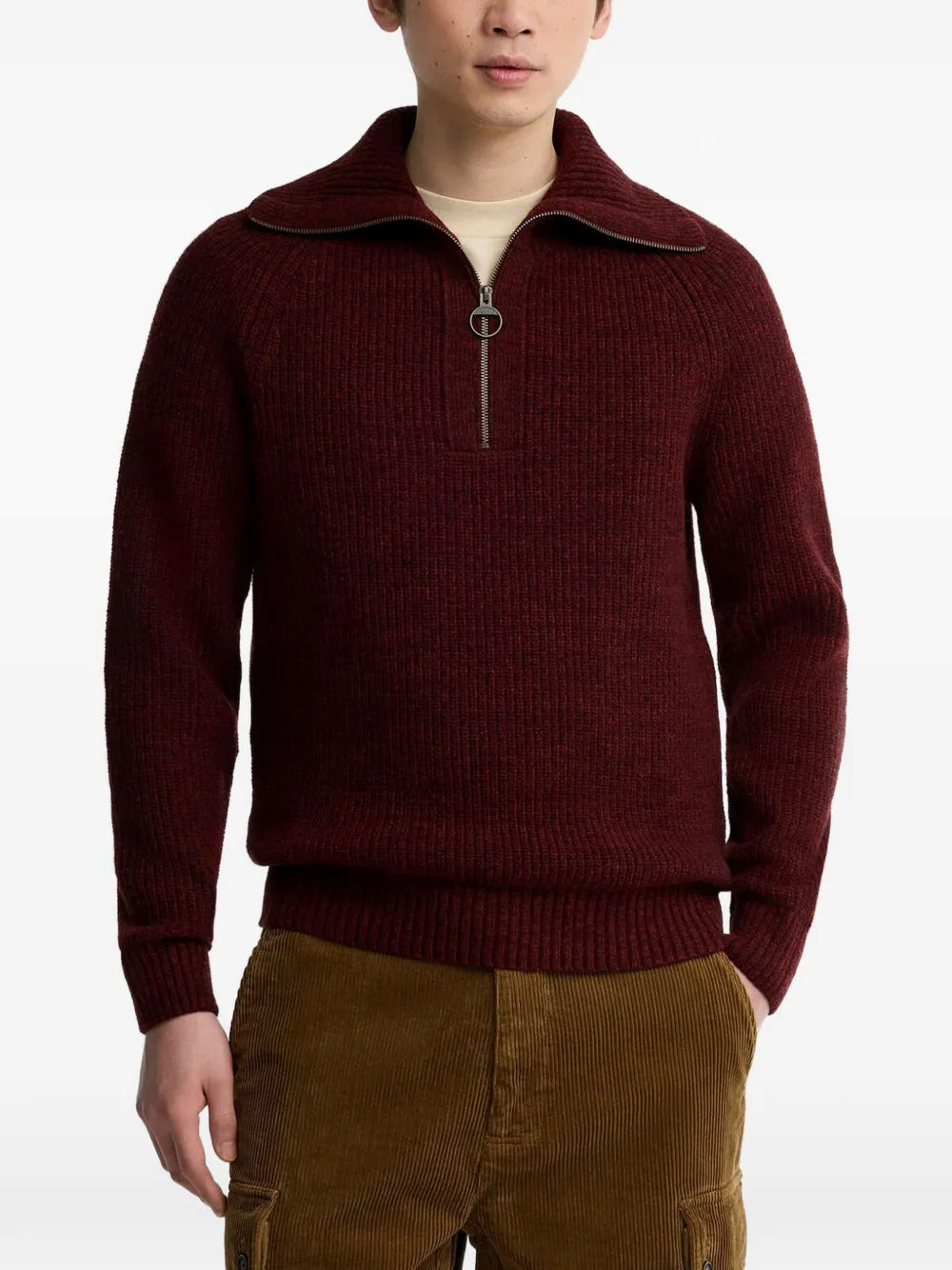 Riggbay wool half-zip sweater