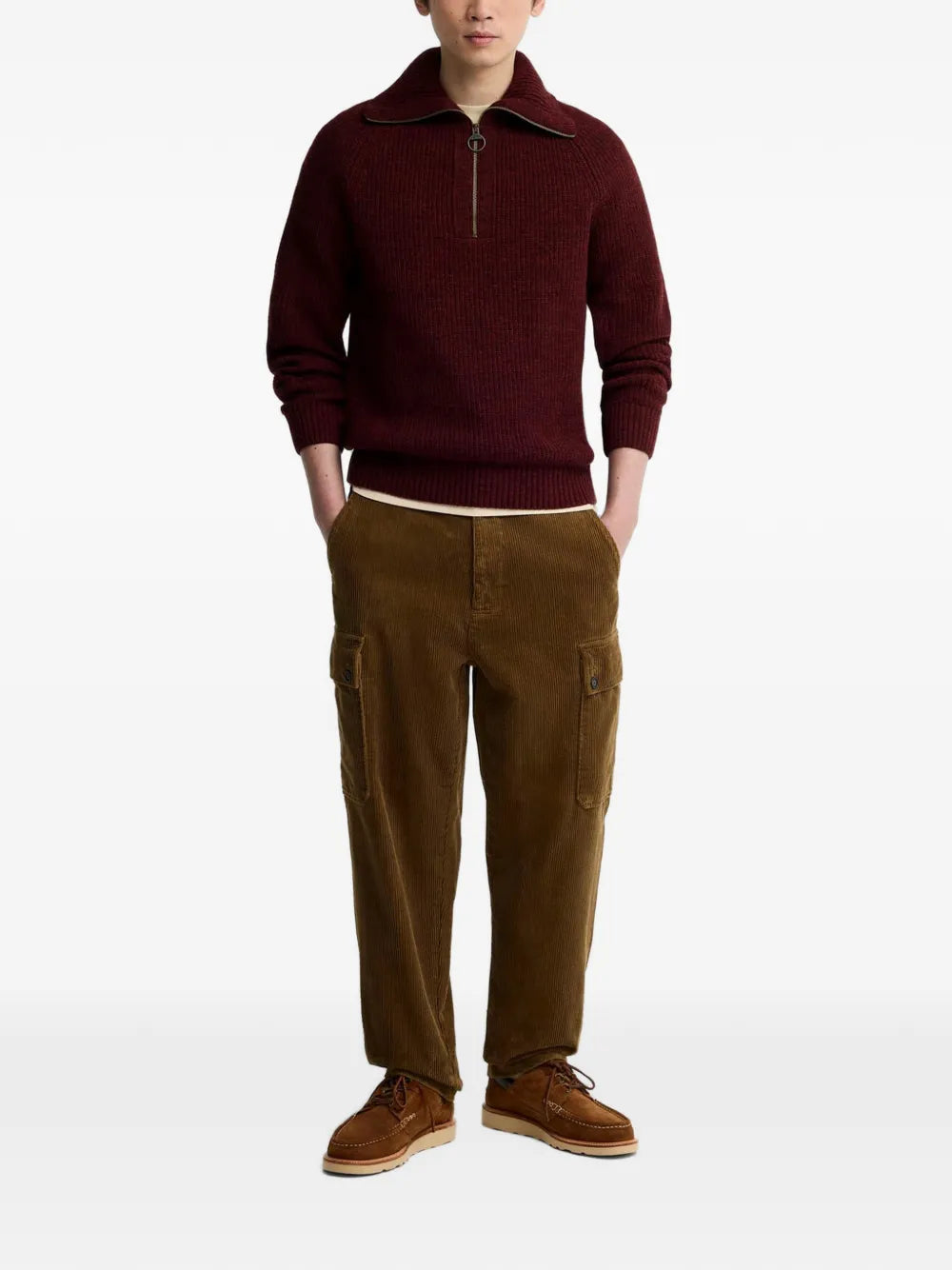 Riggbay wool half-zip sweater