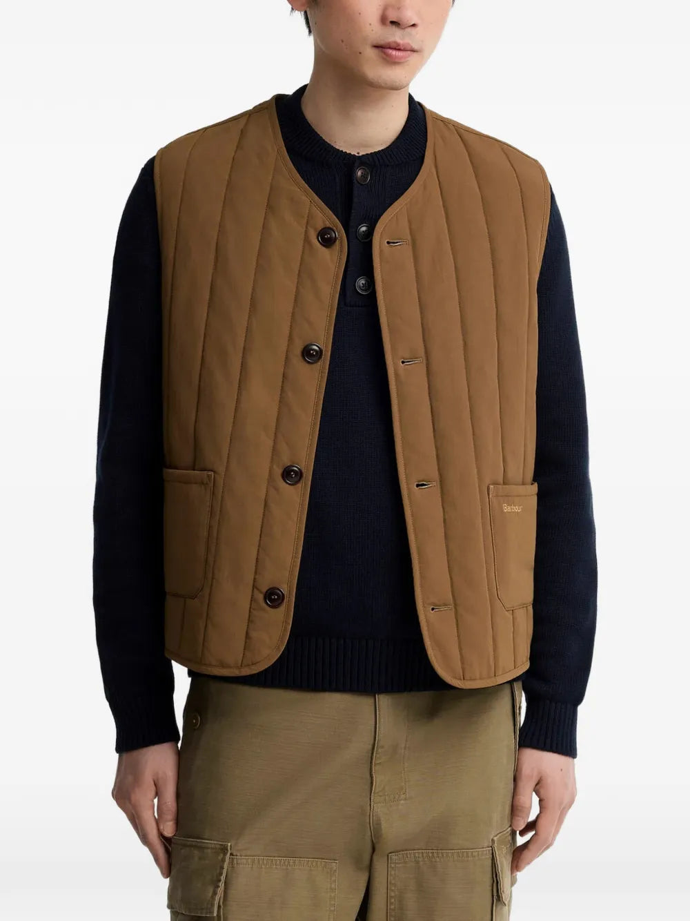 quilted gilet