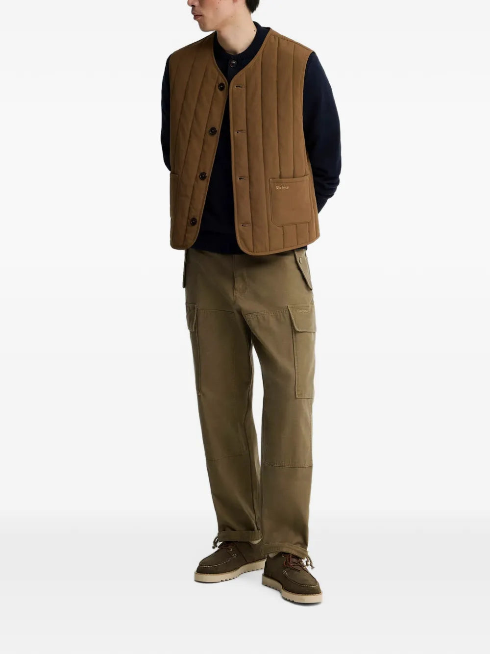 quilted gilet
