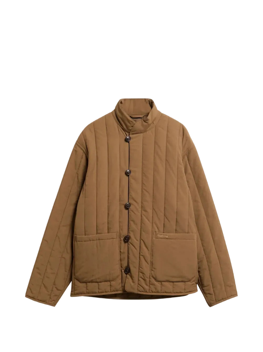 Quilted High-Neck Jacket