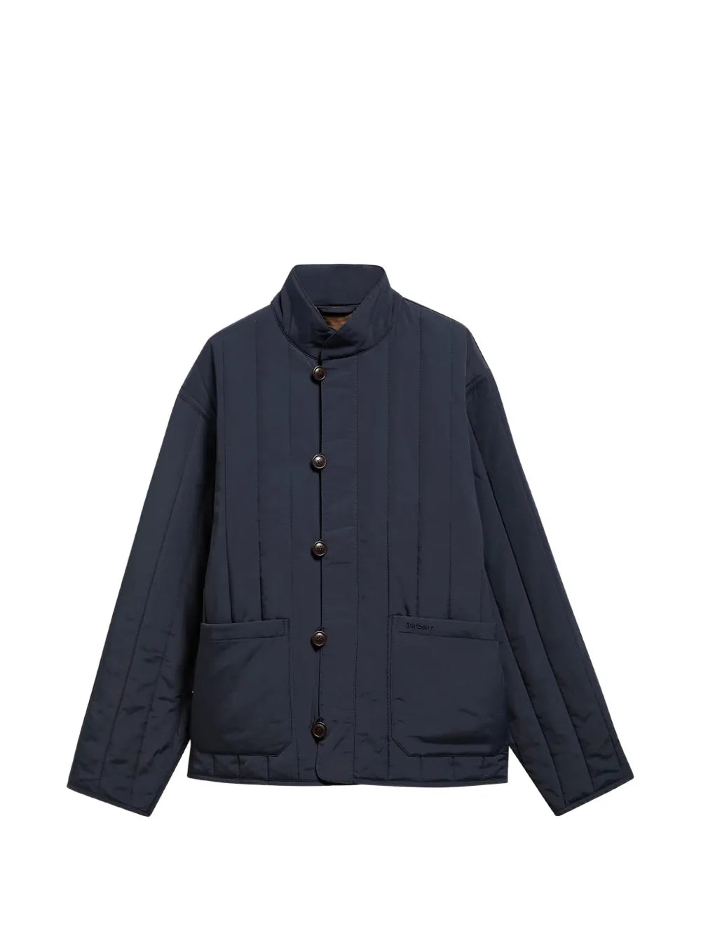 quilted high-neck jacket