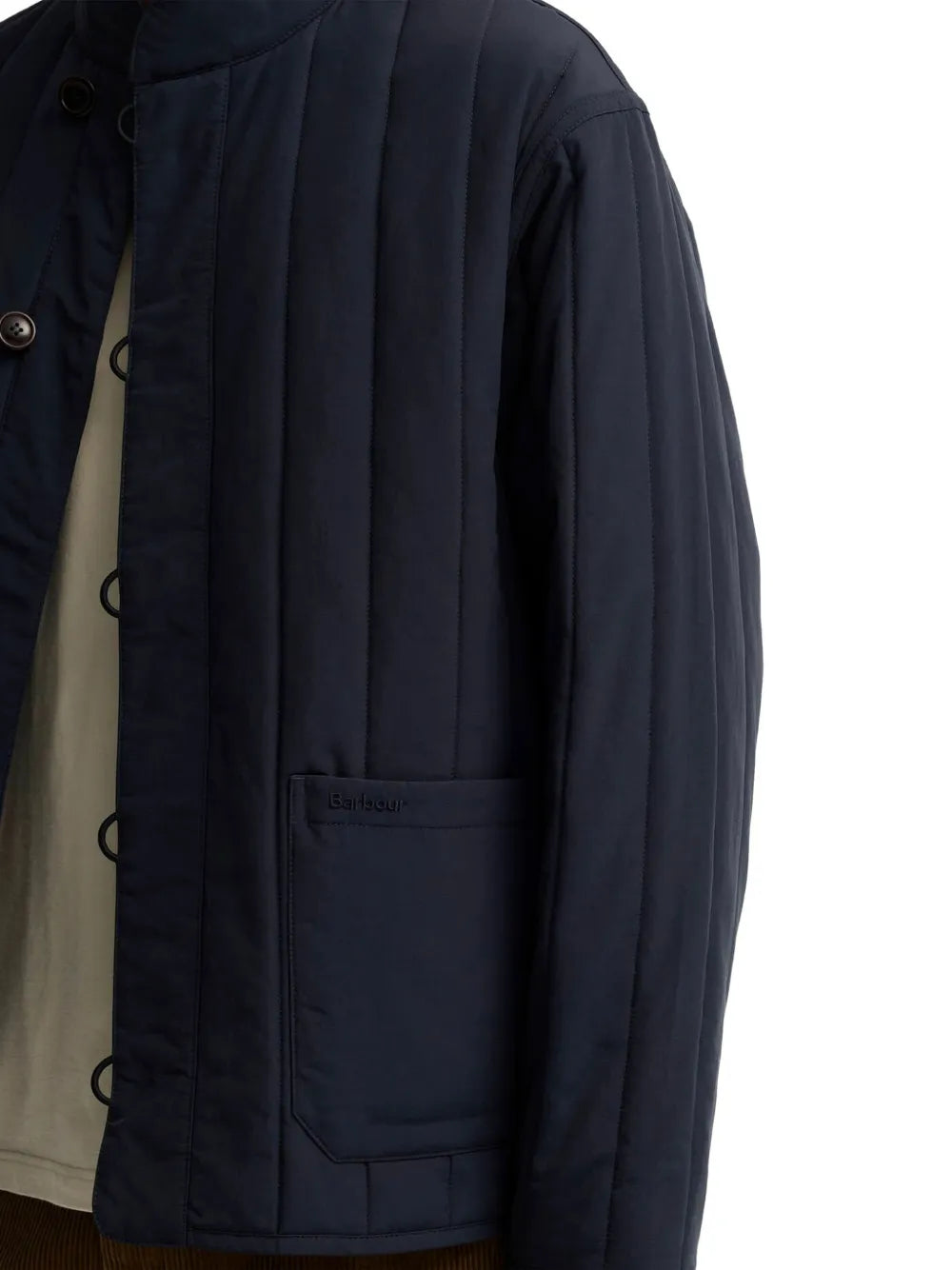 quilted high-neck jacket