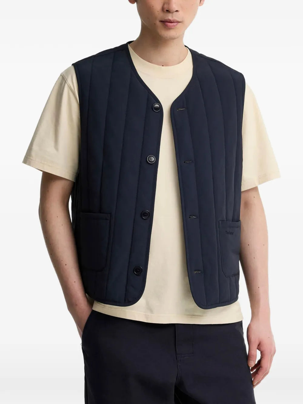 quilted gilet