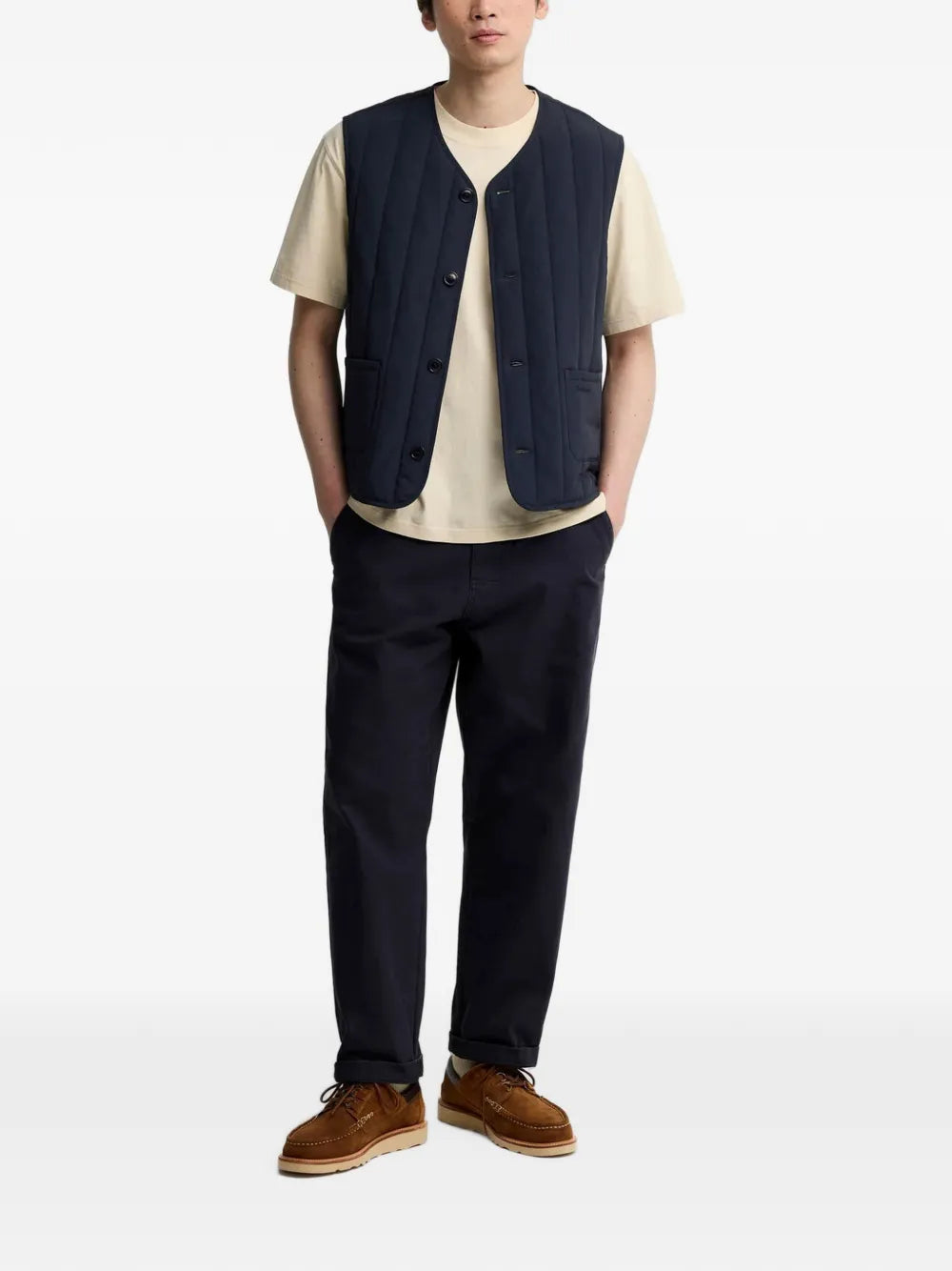 quilted gilet