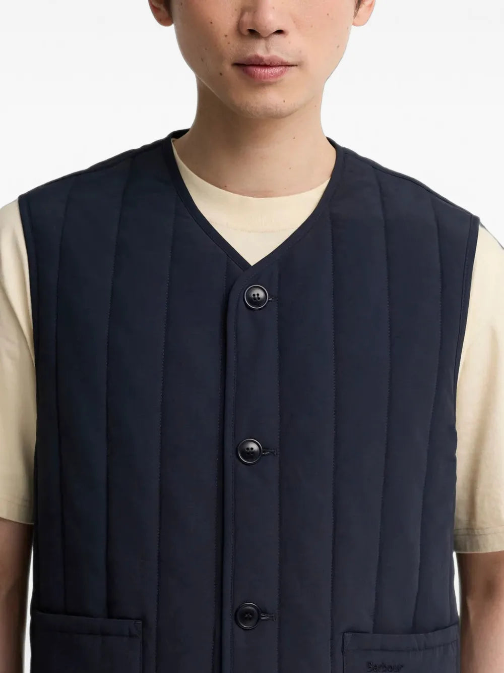quilted gilet