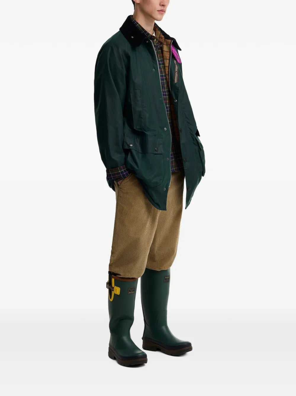 x Paul Smith Gamefair zip-up coat
