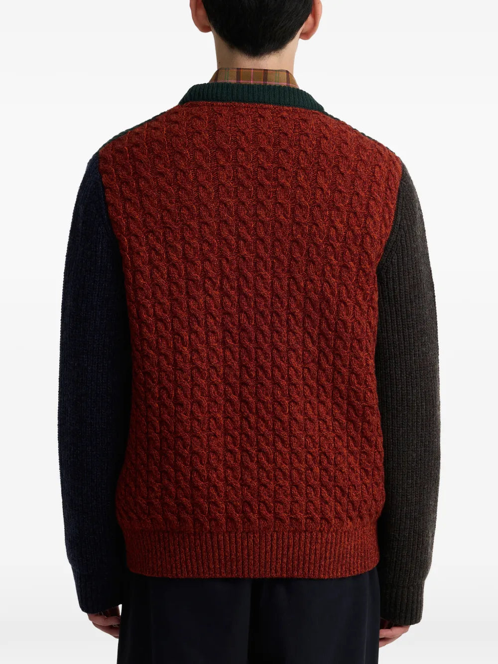 x Paul Smith cable-knit sweater