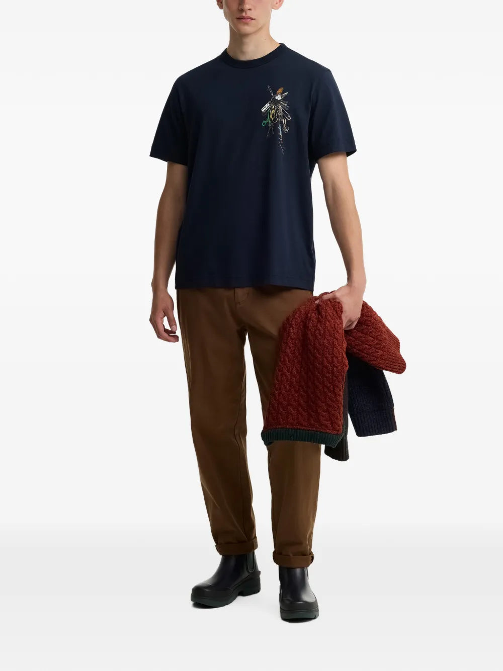 x Paul Smith graphic-print T-shirt