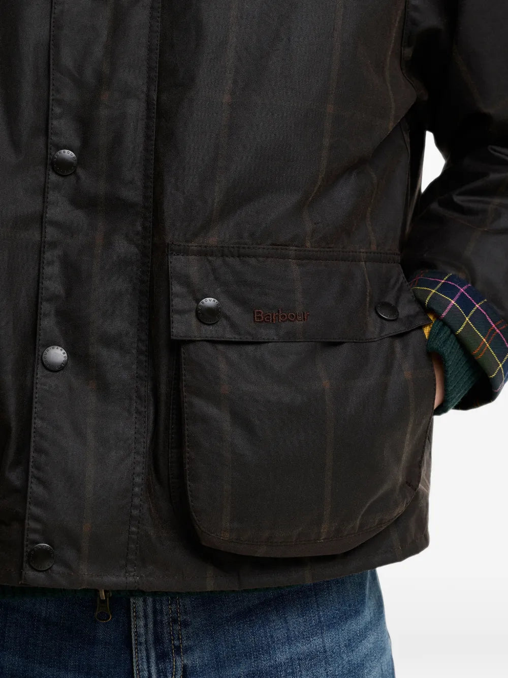 x Paul Smith corduroy-collar jacket