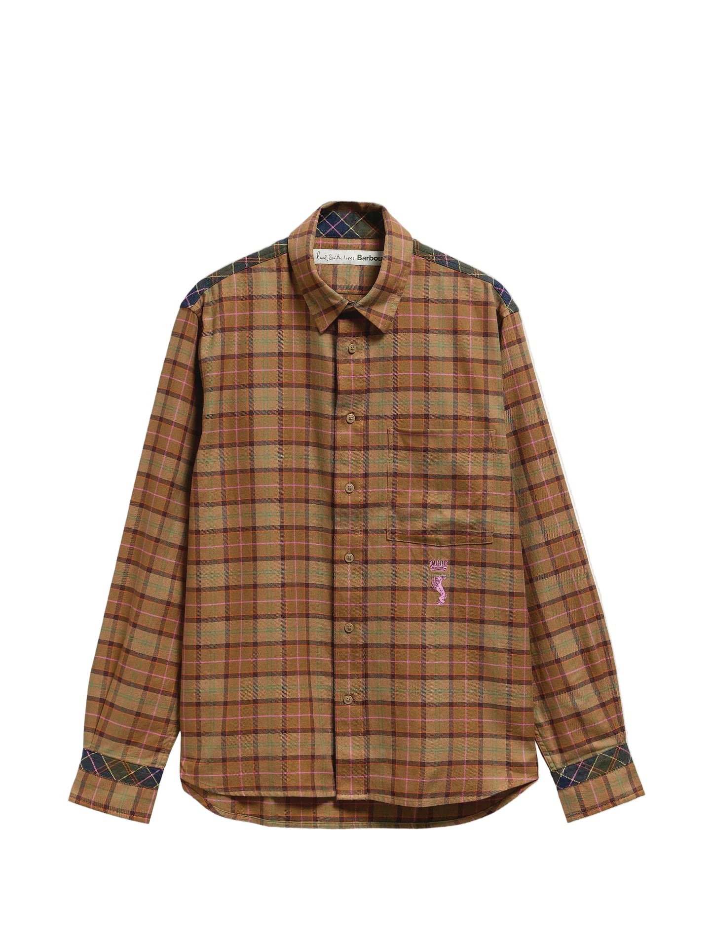 X Paul Smith Tartan-Pattern Long-Sleeve Shirt