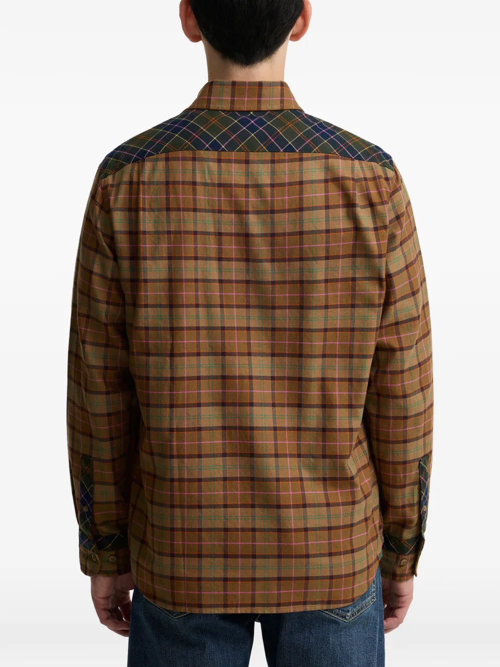 x Paul Smith tartan-pattern long-sleeve shirt