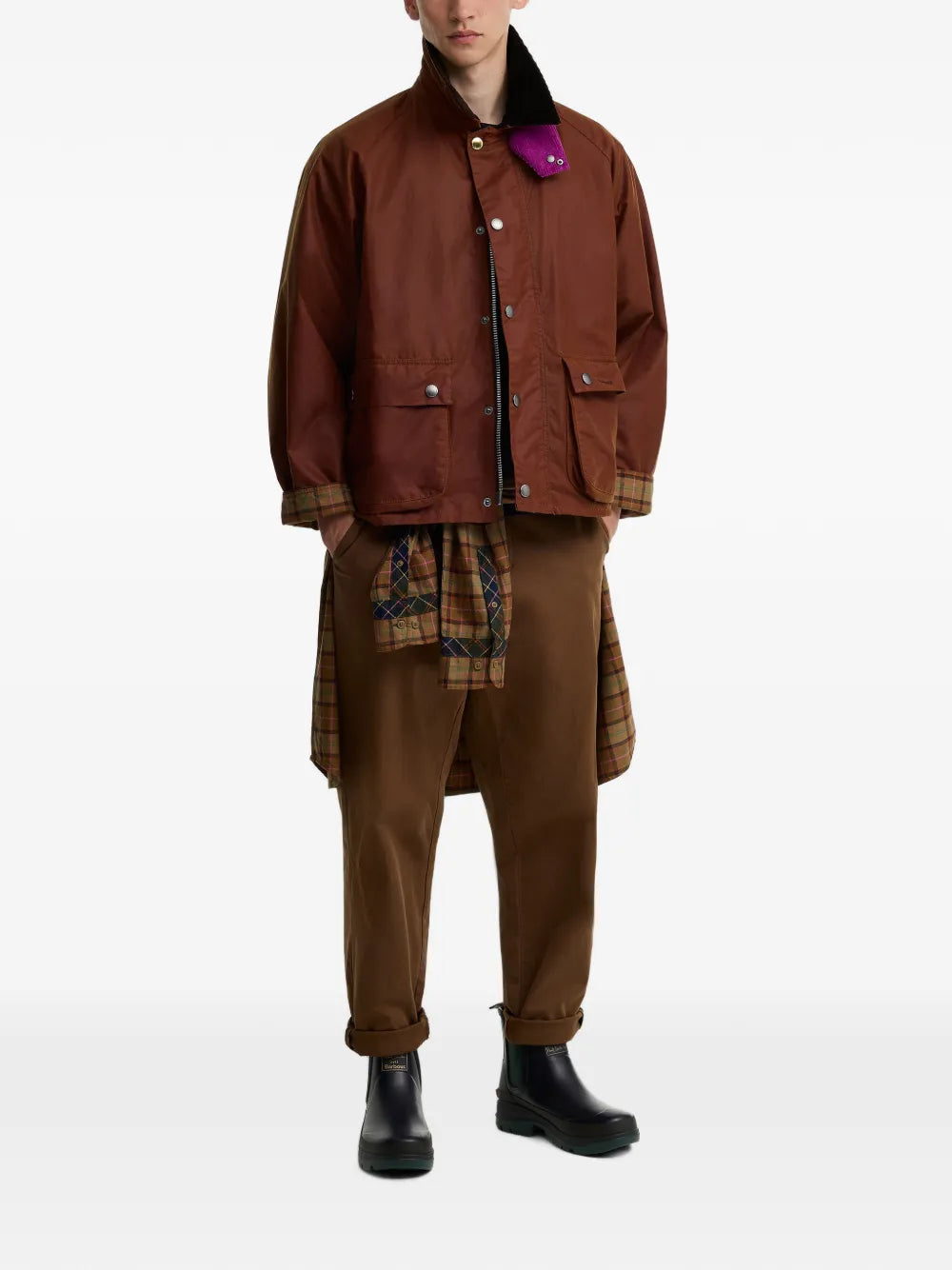Paul Smith Loves Barbour Key Transport waxed-cotton jacket