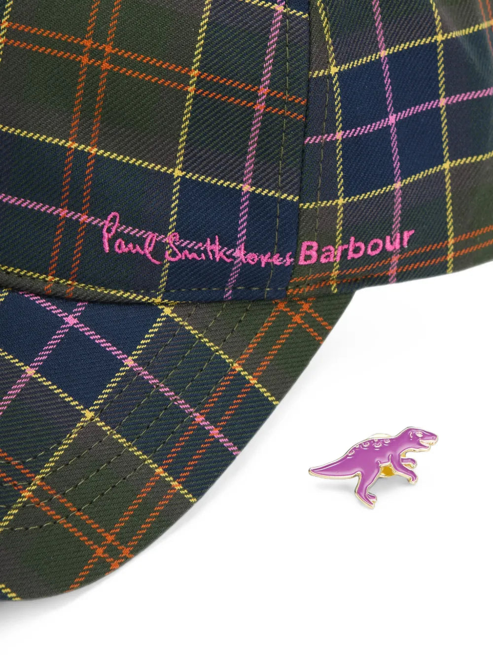 x Paul Smith tartan-pattern baseball cap