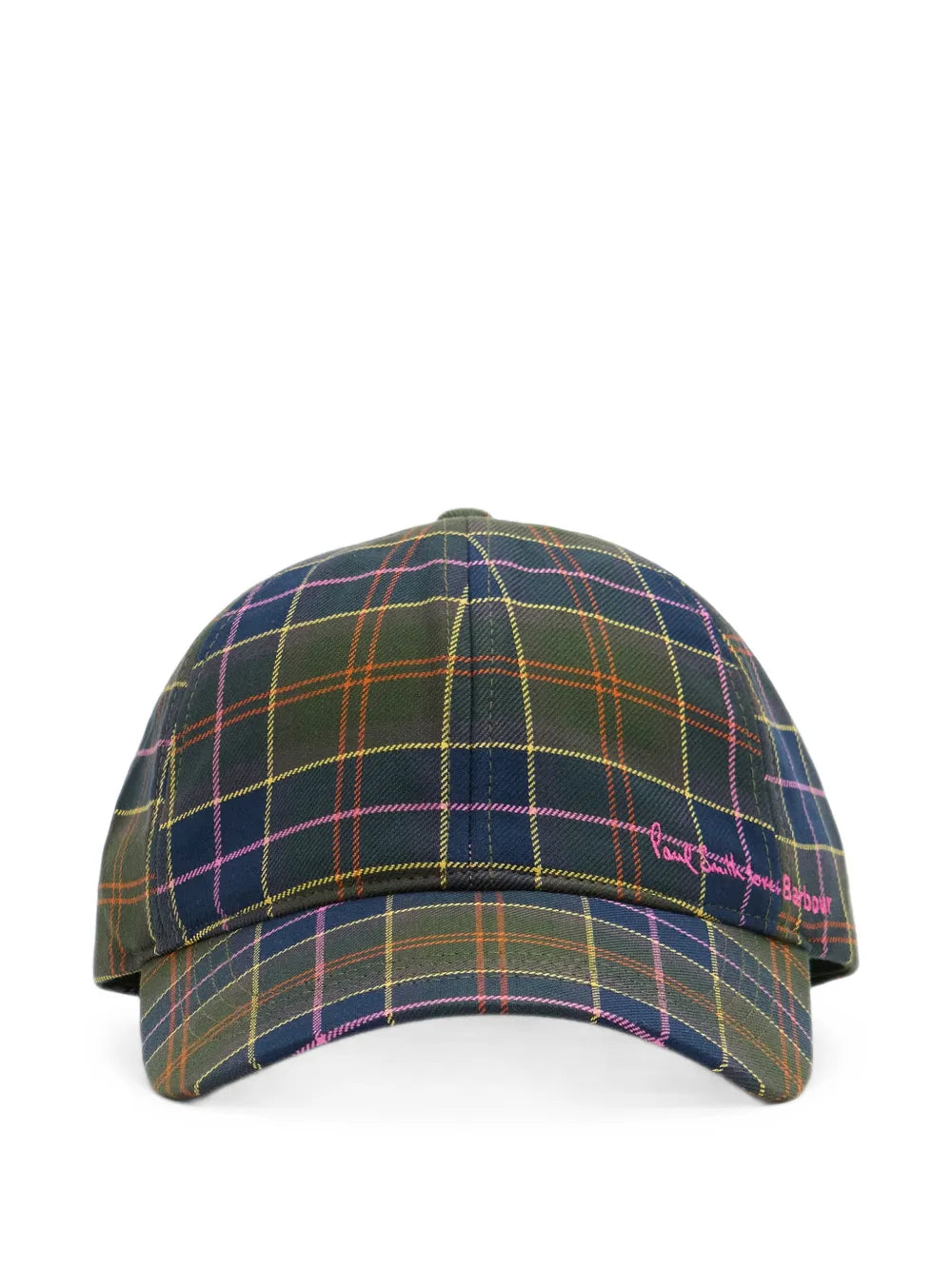 x Paul Smith tartan-pattern baseball cap
