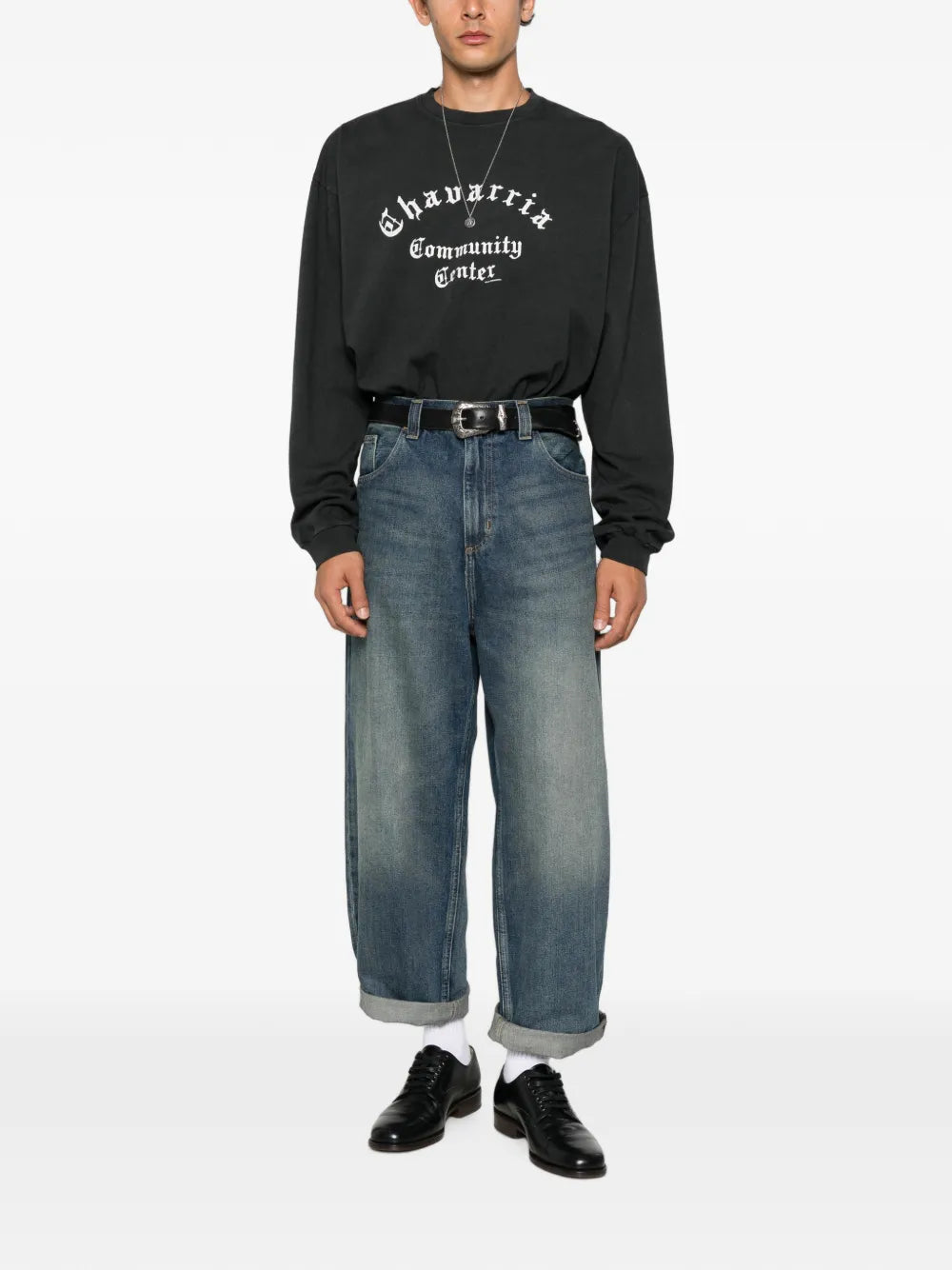 logo-print long-sleeve T-shirt