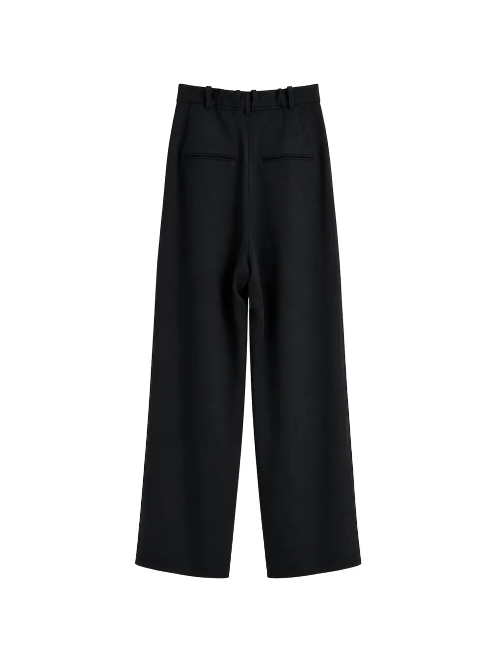 Eight Tuck pleated wool trousers