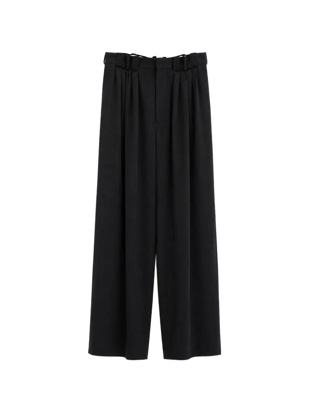Eight Tuck pleated wool trousers