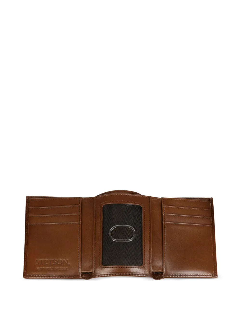  leather trifold wallet