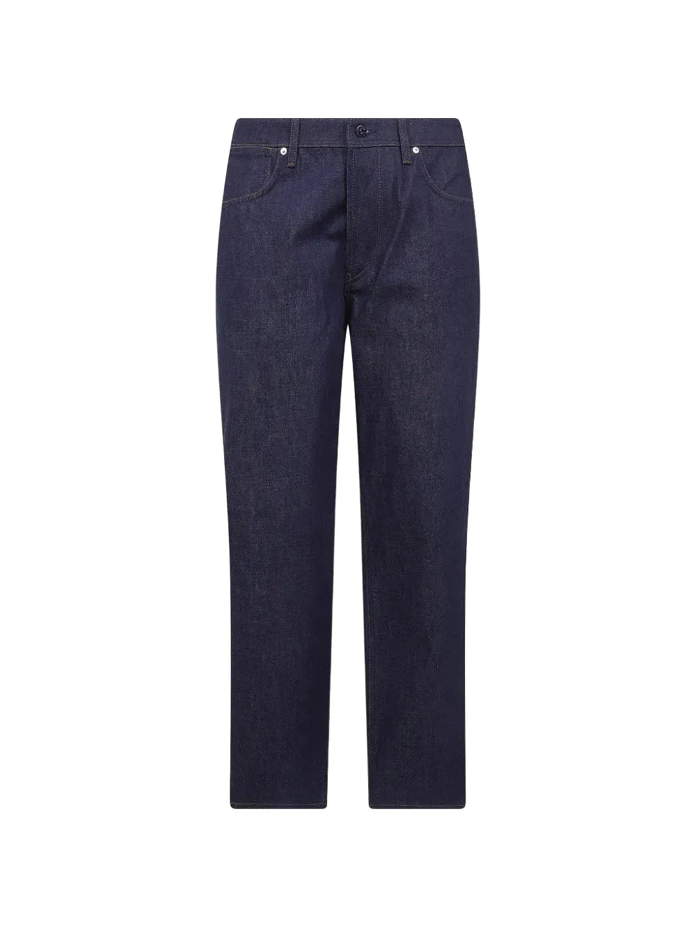 logo-patch straight-leg jeans