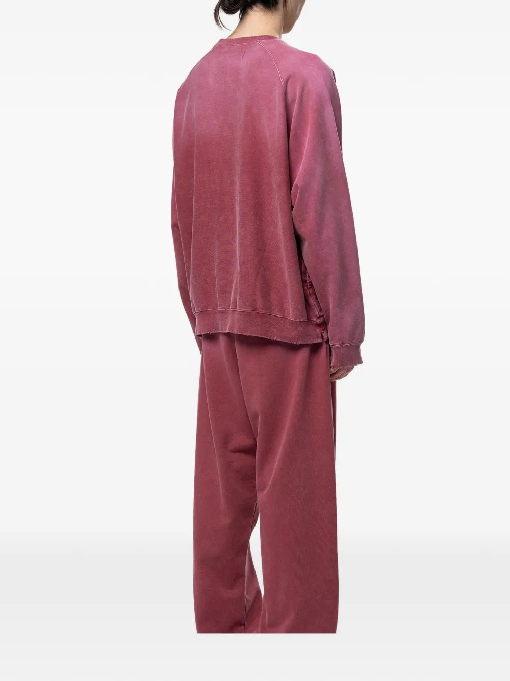 Sun faded like distressed sweatshirt