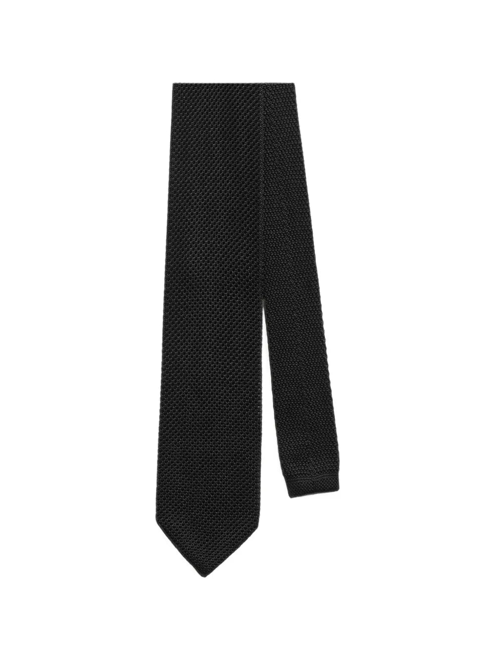 knitted silk tie