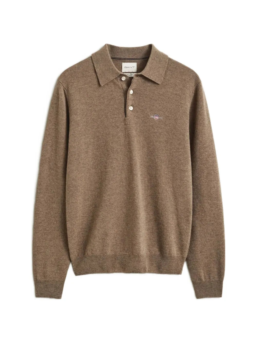logo-embroidered wool sweater