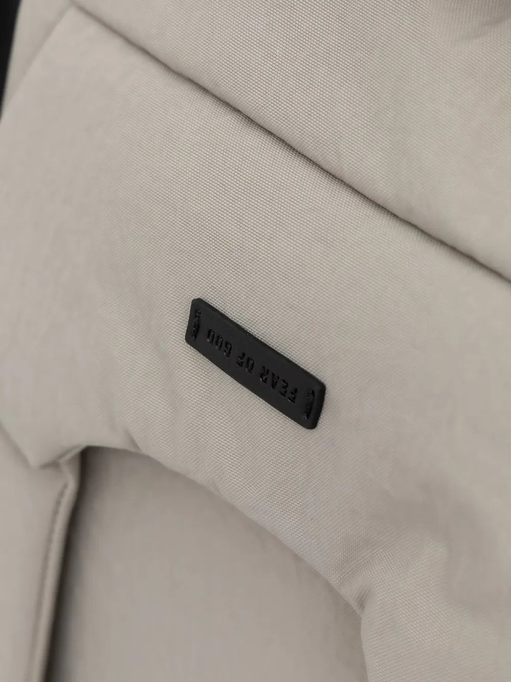 x Fear Of God Essentials logo-patch backpack