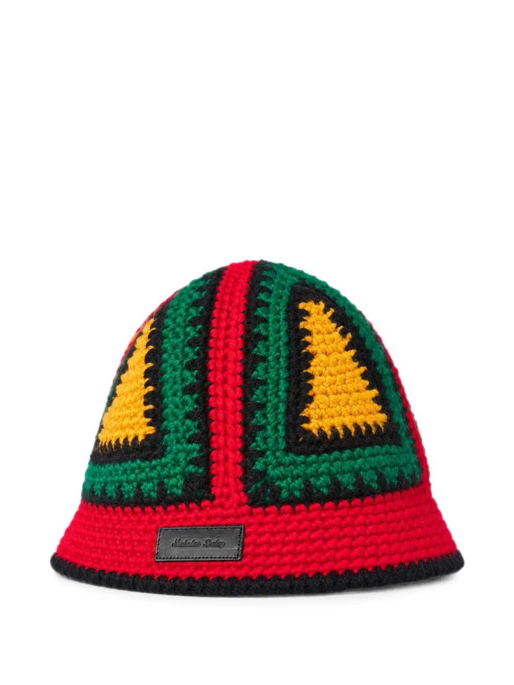 crochet-knit bucket hat